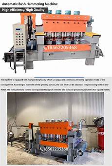 Bush Hammering Machine