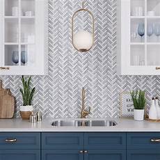 Marble Herringbone Tile