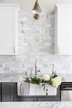 White Marble Backsplash